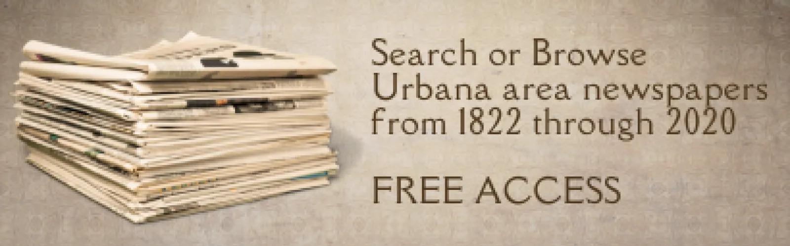 search urbana area newspapers
